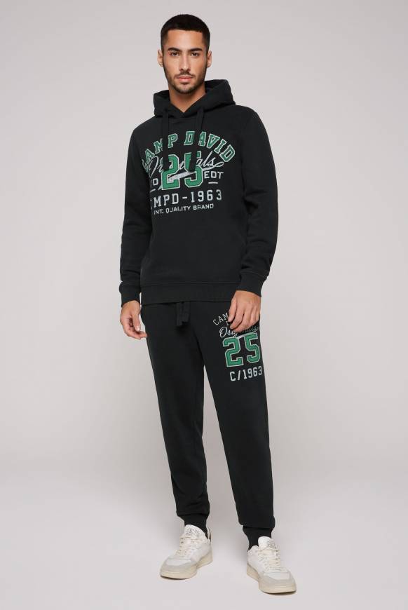 Soccx Hoodie mit Artwork im Retro-Style black Letzte 3 Tage