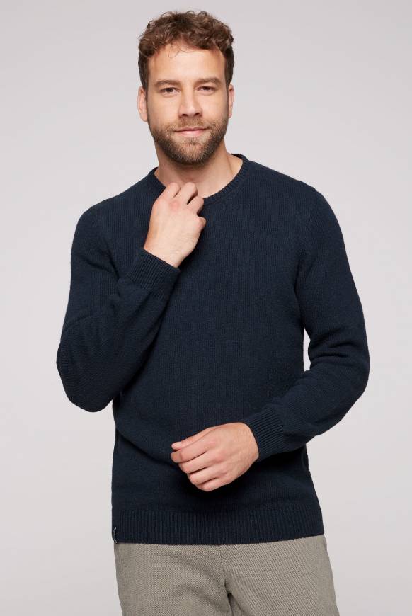 Soccx Pullover mit Rundhalsausschnitt blue navy Begrenzt auf 3 Tage