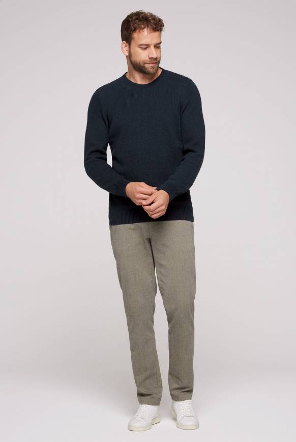 Soccx Pullover mit Rundhalsausschnitt blue navy Begrenzt auf 3 Tage