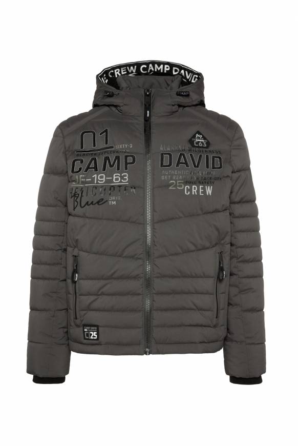 Soccx Winterjacke mit Kapuze im Ski-Design dark anthra Hotsell