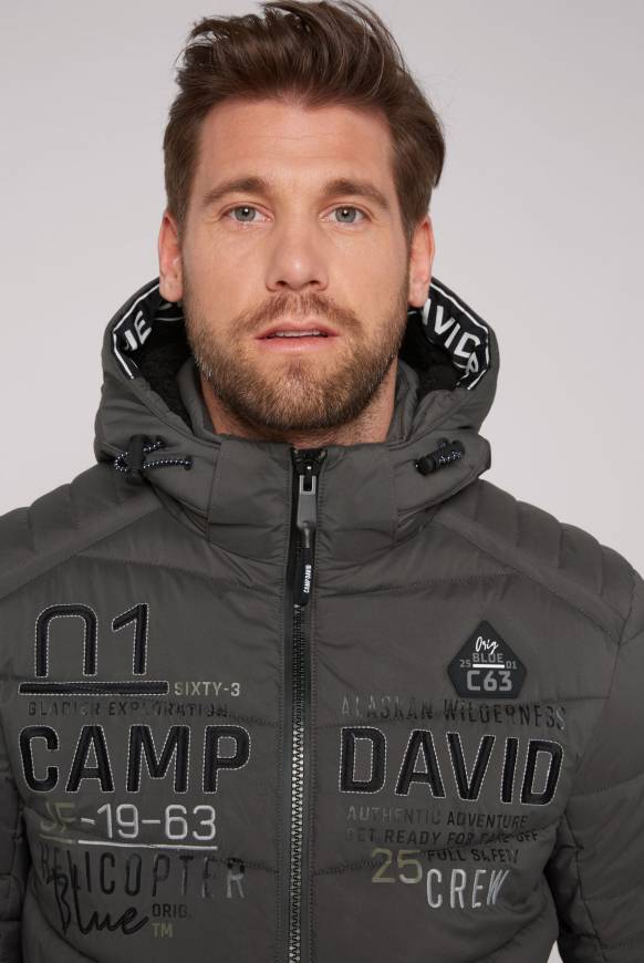 Soccx Winterjacke mit Kapuze im Ski-Design dark anthra Hotsell