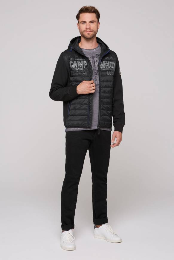 Soccx 2-in-1 Softshelljacke mit abtrennbaren Ärmeln black / black Rabatt