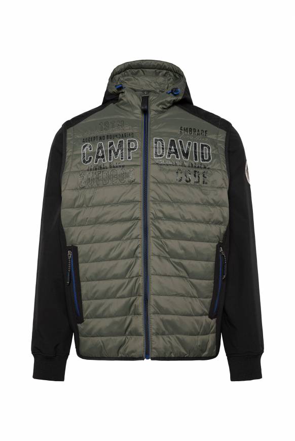 Soccx 2-in-1 Softshelljacke mit abtrennbaren Ärmeln forest khaki / black Günstig kaufen