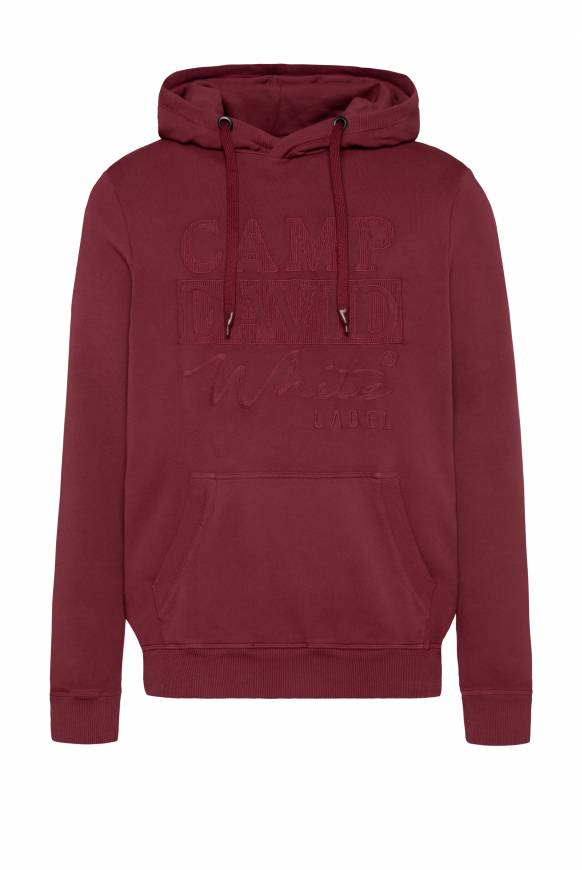 Soccx Hoodie mit tonigem Logo Artwork burgundy Muttertagsangebot