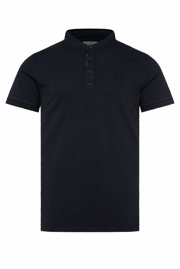 Soccx Henley-Shirt im Polo-Stil blue navy Speichern exportieren