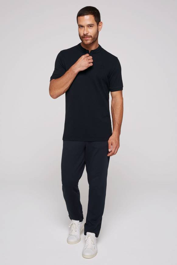 Soccx Henley-Shirt im Polo-Stil blue navy Speichern exportieren
