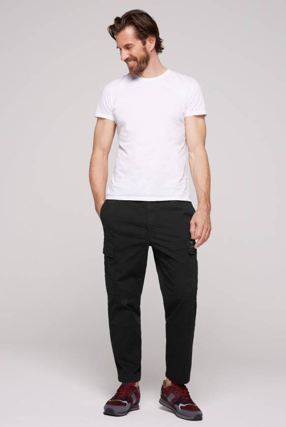 Soccx Cargohose mit Klappentaschen black Cyber Monday