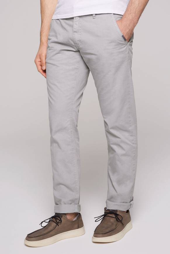 Soccx Chinohose Stone Washed sleet Jubiläumsangebot