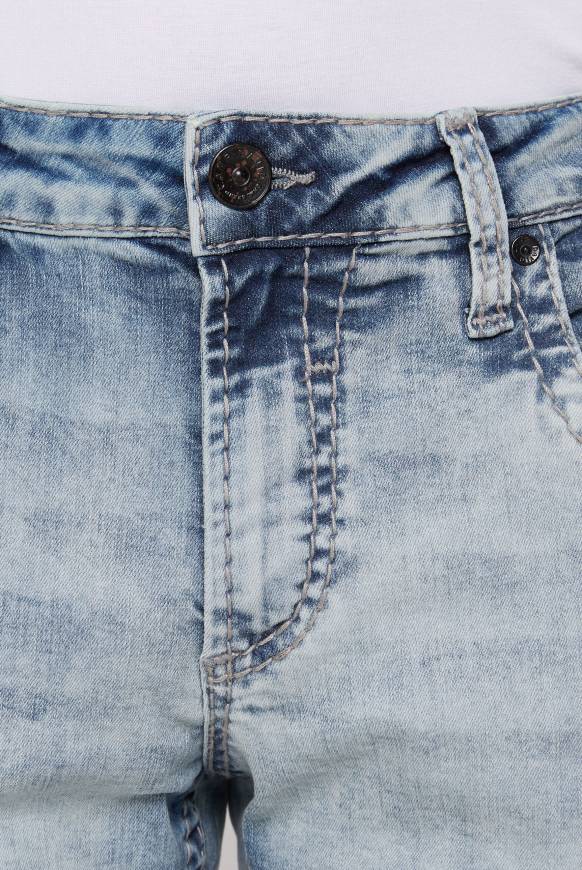 Soccx Jeans NI:CO Regular Fit mid blue printed Online Outlet