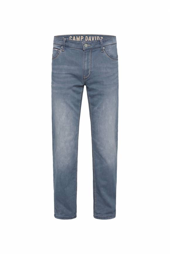 Soccx Jeans CO:NO Comfort Fit grey blue used jogg Tiefpreis