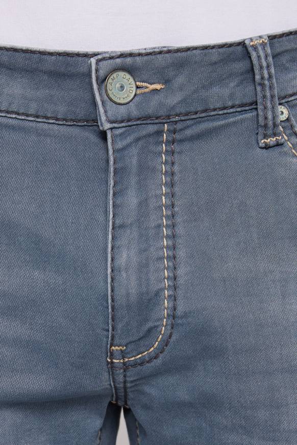Soccx Jeans CO:NO Comfort Fit grey blue used jogg Tiefpreis