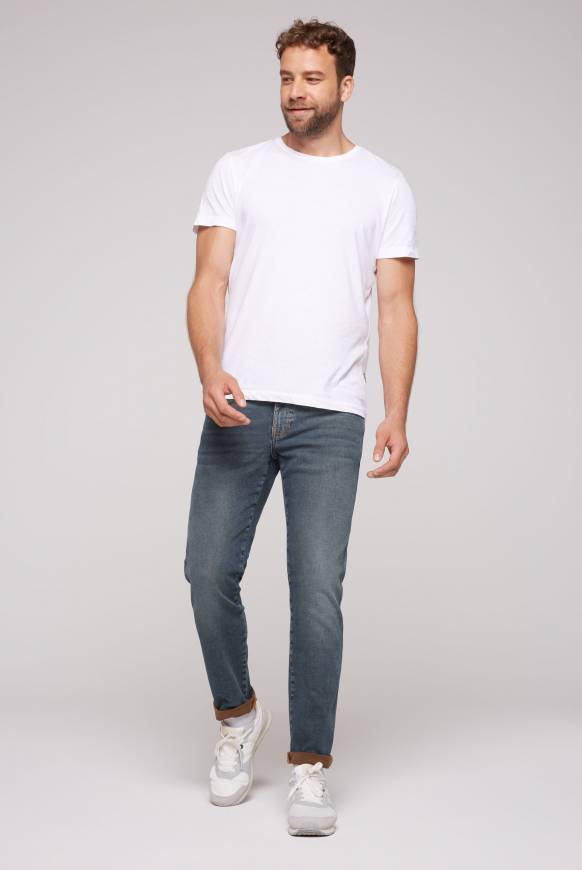 Soccx Jeans DA:VD Regular Fit blue brown Begrenzte Freigabe