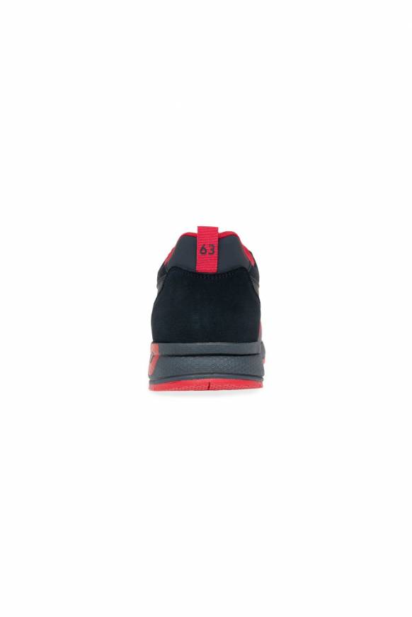 Soccx Power Sneaker im Materialmix mit XL-Logo navy / red Bis zu 50% Rabatt