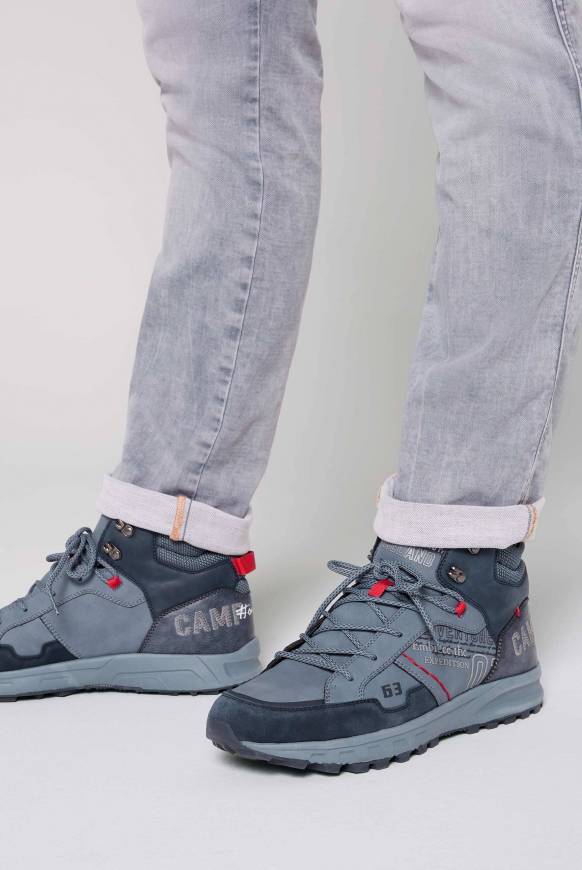 Soccx High Top Hiking Sneaker mit Logo Artworks nordic blue Nur für heute