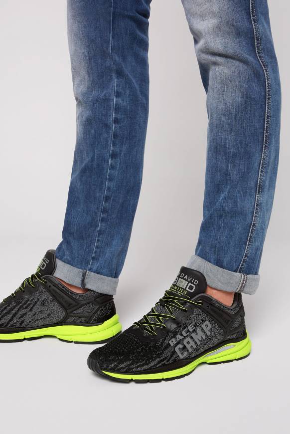 Soccx Running Sneaker mit Knit-Design und Rubber Logo black Discount Store für neue Produkte