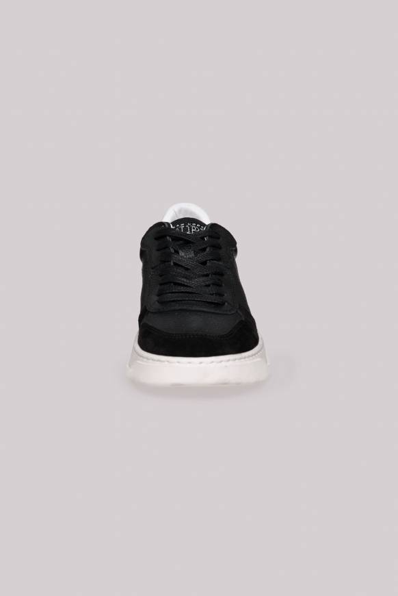 Soccx Premium Sneaker aus Leder black Kostenloser Versand international