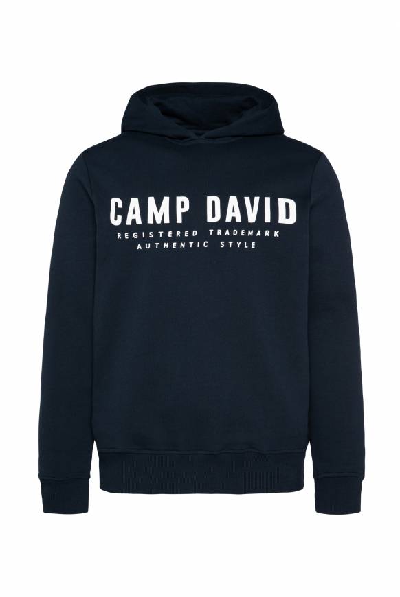 Soccx Basic Hoodie mit Logo Print blue navy Hotsell