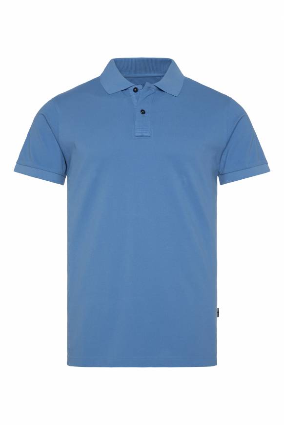 Soccx Basic Pikee-Polo mit Trikotkragen sky blue Schlussverkauf