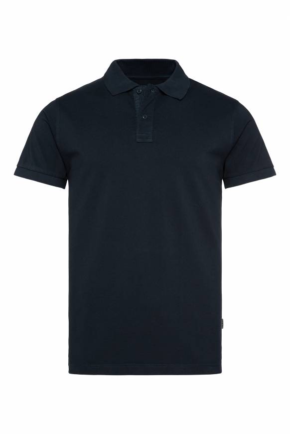 Soccx Basic Pikee-Polo mit Trikotkragen blue navy Günstiger Verkauf