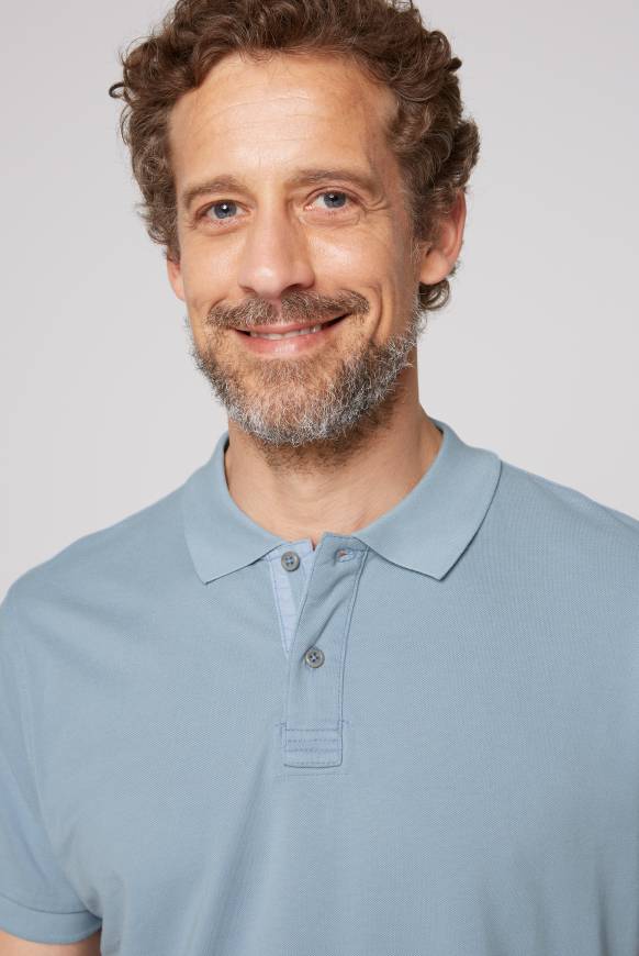 Soccx Basic Pikee-Polo mit Trikotkragen new blue Meist gekauft