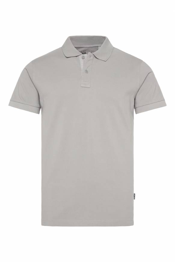 Soccx Basic Pikee-Polo mit Trikotkragen polo grey Blitzverkäufe
