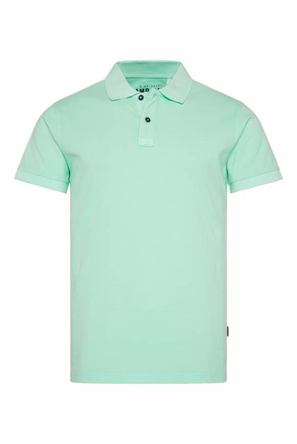 Soccx Basic Pikee-Polo mit Trikotkragen sun aqua Kostenloser Versand