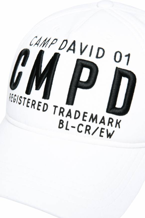 Soccx Base Cap mit 3D-Stickerei opticwhite JETZT KAUFEN