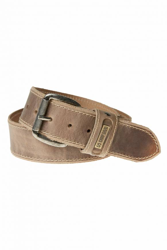 Soccx Ledergürtel beige Schlussverkauf