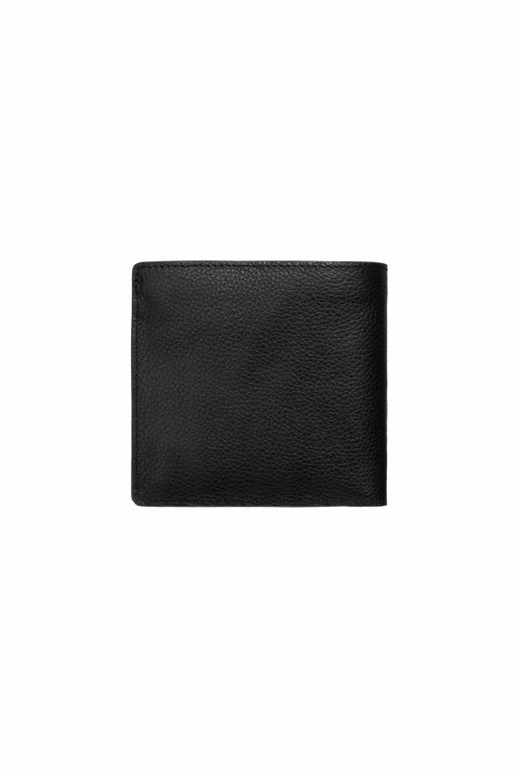 Soccx Klapp-Geldbörse mit Logo-Prägung black Blitzverkäufe
