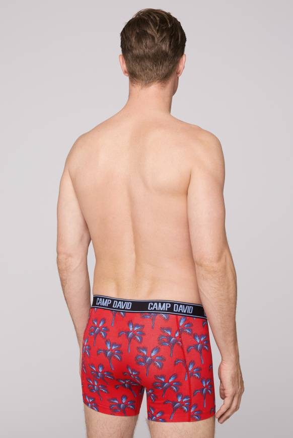 Soccx Boxershorts mit All Over Print, 2er-Pack surf grey / red Online Shopping