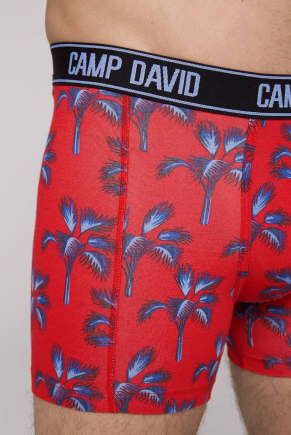 Soccx Boxershorts mit All Over Print, 2er-Pack surf grey / red Online Shopping