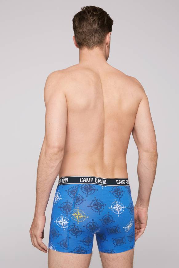 Soccx Boxershorts mit All Over Print, 2er-Pack electric blue / red Saisonschlussverkauf