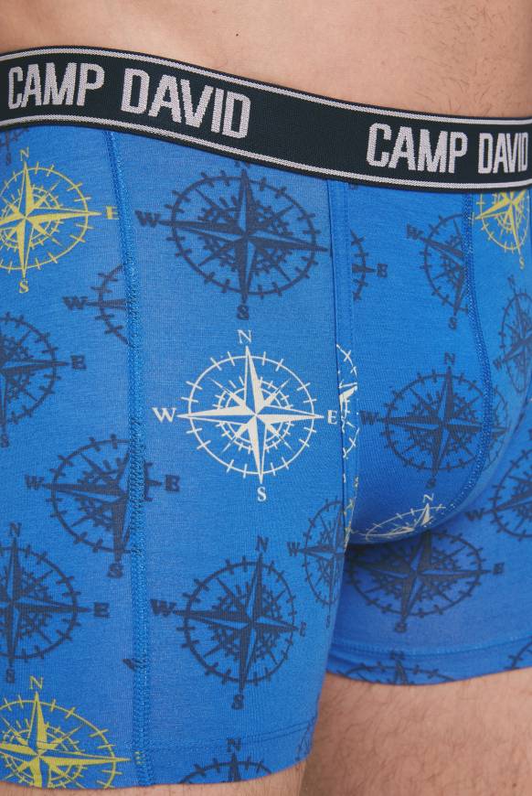 Soccx Boxershorts mit All Over Print, 2er-Pack electric blue / red Saisonschlussverkauf