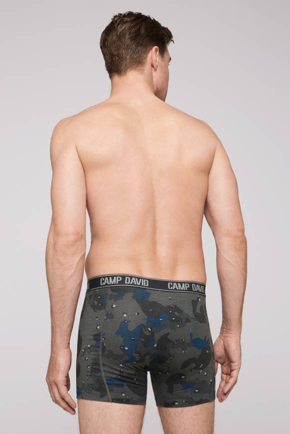 Soccx Boxershorts mit All Over Print, 2er-Pack light blue / anthra Cyber Monday