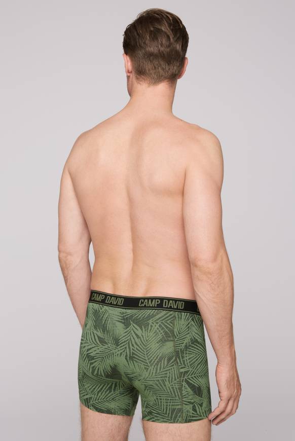 Soccx Boxershorts mit All Over Print, 2er-Pack khaki / sky blue Weihnachtsangebot