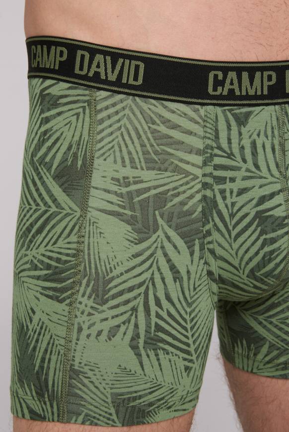 Soccx Boxershorts mit All Over Print, 2er-Pack khaki / sky blue Weihnachtsangebot