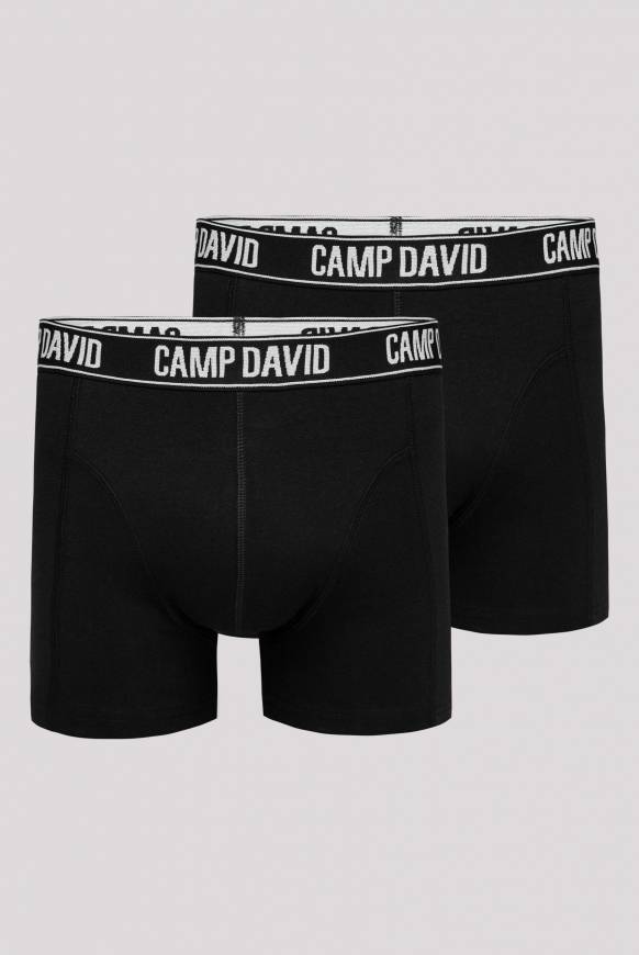 Soccx Boxershorts mit Logo-Bund, 2er-Pack black / black Muttertagsangebot