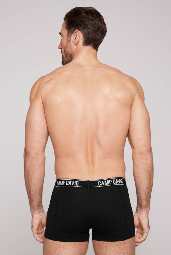 Soccx Boxershorts mit Logo-Bund, 2er-Pack black / black Muttertagsangebot