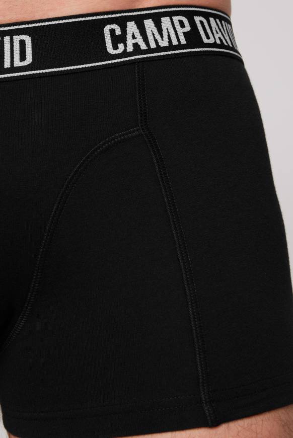 Soccx Boxershorts mit Logo-Bund, 2er-Pack black / black Muttertagsangebot