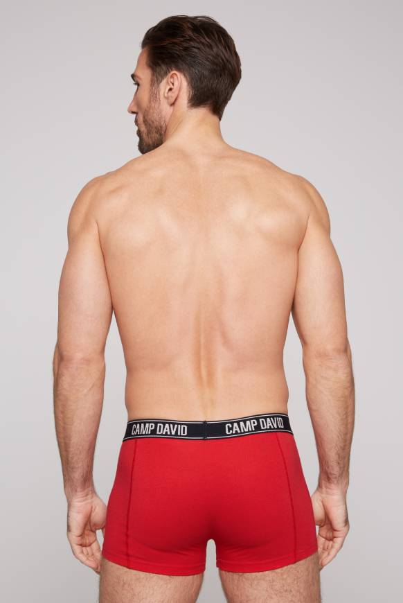 Soccx Boxershorts mit Logo-Bund, 2er-Pack red / navy Vatertagsangebot