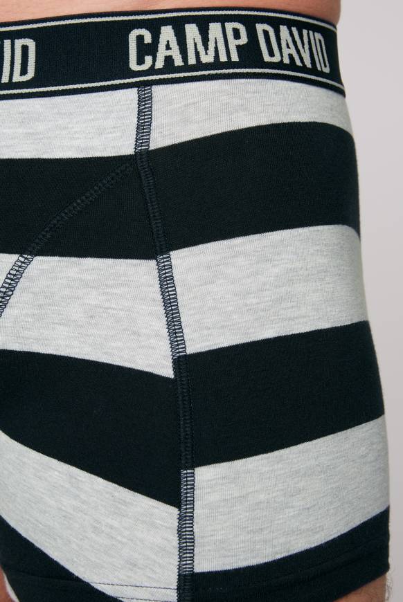 Soccx Boxershorts mit Logo-Bund, 2er-Pack greymel.uni/greymel.navy str Valentinstagsangebot