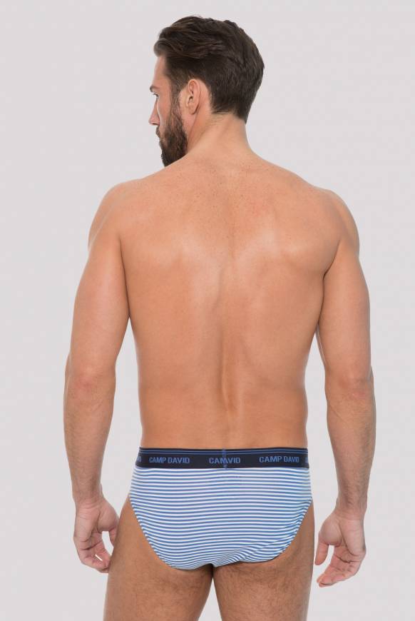 Soccx Slip mit Streifen opticwhite / deep sky S Bestseller