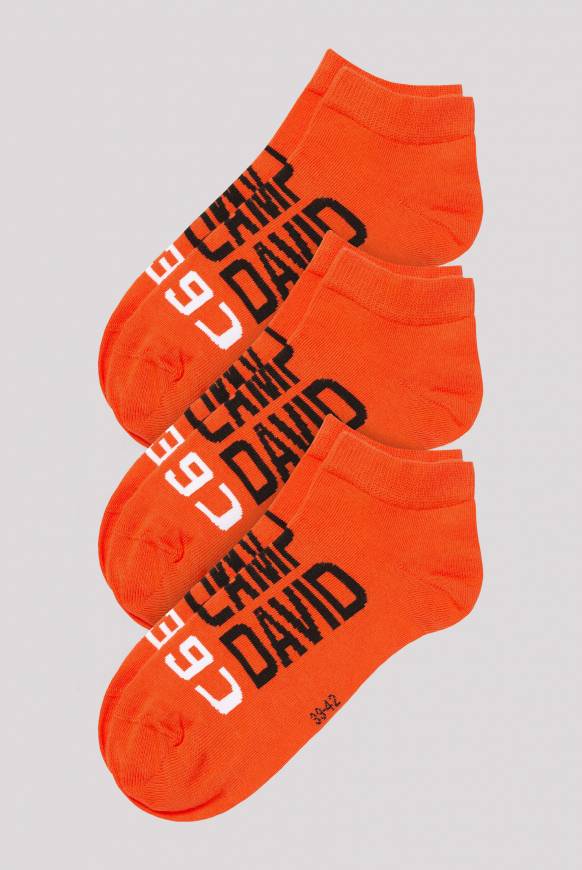 Soccx Sneakersocken im Dreierpack signal orange Kauf eins, bekomm eins gratis