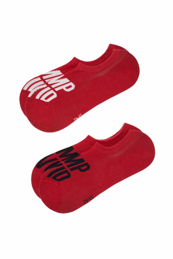 Soccx Sneakersocken Low im Doppelpack red Kostenlose Rückgabe