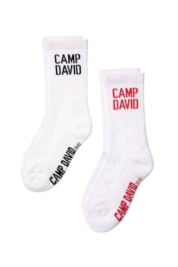Soccx Tennissocken mit Logo im Doppelpack opticwhite Bis zu 65% Rabatt