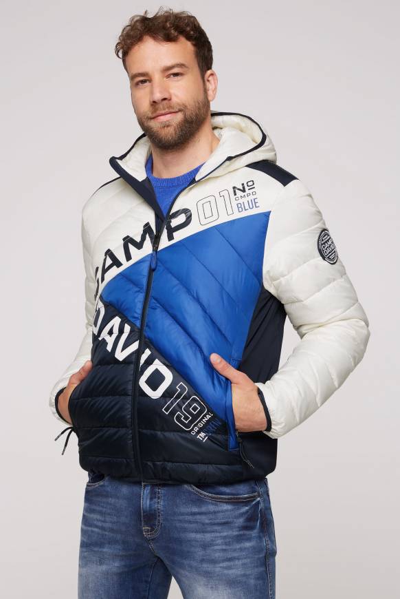 Soccx Steppjacke mit Colour-Blocking und Rücken-Print kitt Vierteljährliche Förderung