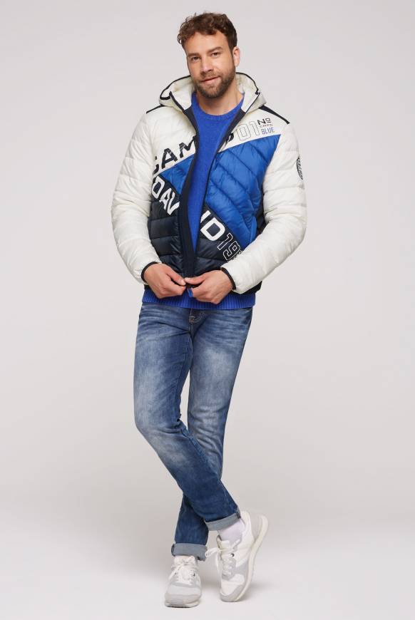 Soccx Steppjacke mit Colour-Blocking und Rücken-Print kitt Vierteljährliche Förderung