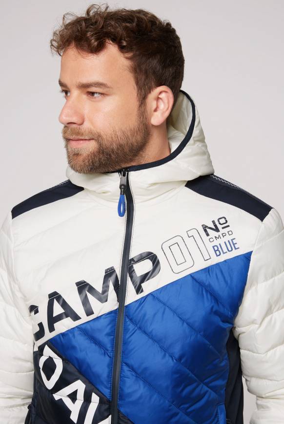 Soccx Steppjacke mit Colour-Blocking und Rücken-Print kitt Vierteljährliche Förderung