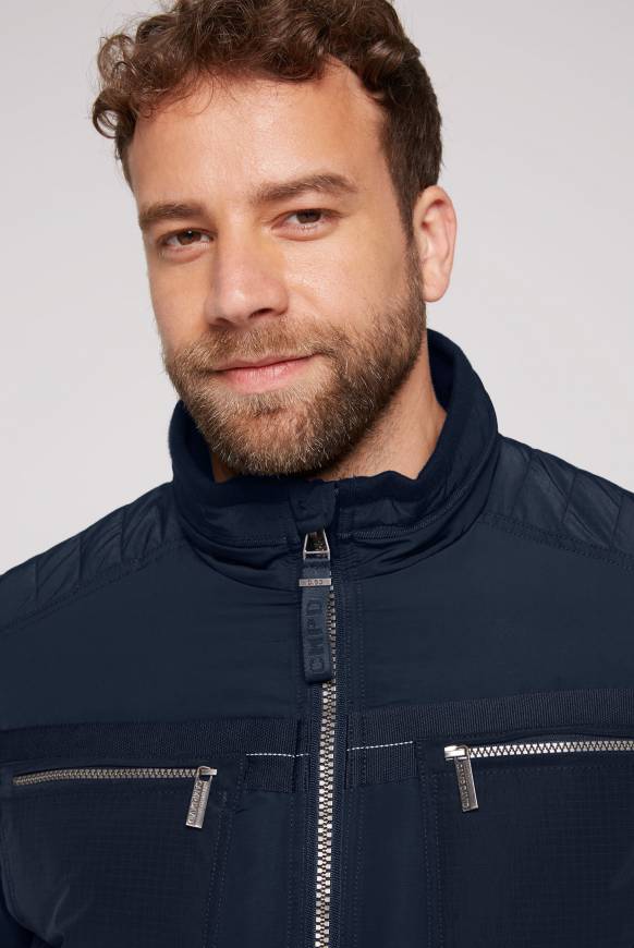 Soccx Winterjacke im Biker-Design blue navy Discount Store für neue Produkte