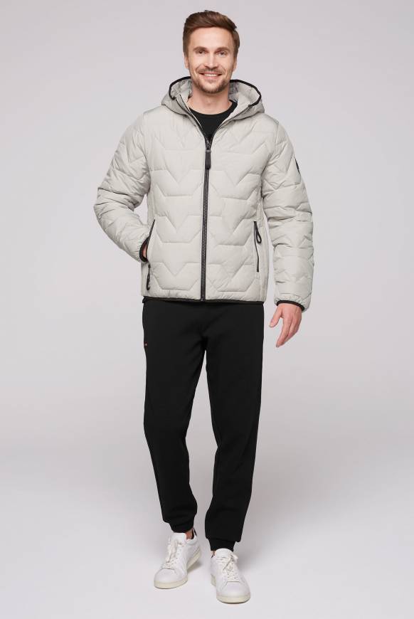 Soccx Winterjacke mit Stepp-Design light grey Speichern exportieren
